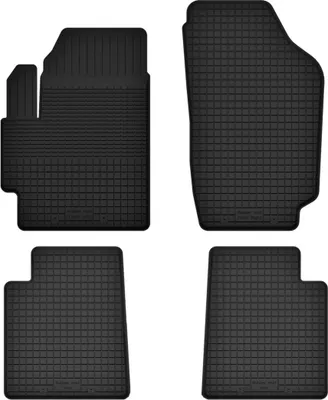 Image de Lot de 4 tapis de sol en caoutchouc, universels pour : Kia Rio II DE à hayon (2005-2011)
