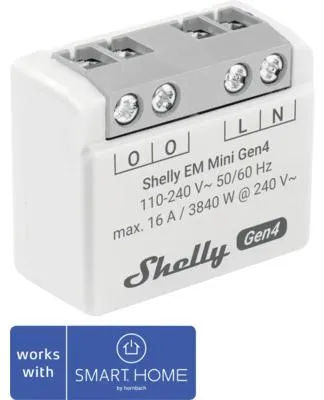 Produktbild von Shelly Energiemesser EM Mini Gen4 - Kompatibel mit SMART HOME by hornbach