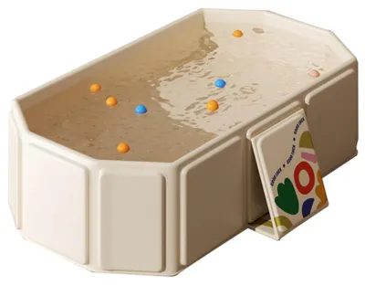 Immagine prodotto di Vaschetta da bagno pieghevole per bambini con supporti stabili, adatta a bambini da 0 a 8 anni