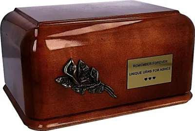 Obrázek produktu pro Dřevěná pohřební urna Urna pro lidský popel Personalizovaná urna