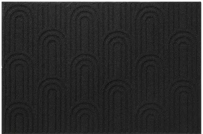 Immagine prodotto di Tappeto per soggiorno - Tappetino assorbente e antiscivolo - Nero - 60x90 cm