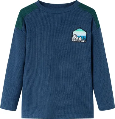 Produktbild von Kinder-Sweatshirt Marineblau 140