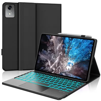 Produktbild von Hülle für Tab K11 Plus 2024 TB352FU Tab K11 Plus 2024 Schwarz + Wireless Bluetooth Tastatur