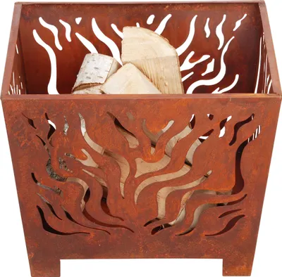 Image de Esschert Design Corbeille à feu Grille carrée S ; FF161