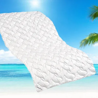 Produktbild von Sommerbett 100% Baumwolle Sommerdecke Sommer Bettdecke 200x200 95°C