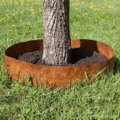 Image de Wovar - Bordure arbre acier Corten Ø 75 cm - Par pièce