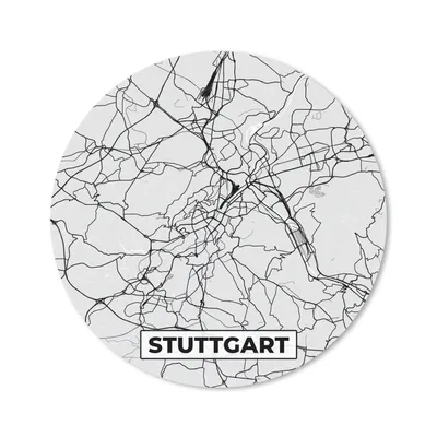Produktbild von MuchoWow® Mauspad Mousepad Deutschland - Stadtplan - Stuttgart - Karte 50x50 cm - Mousepads - Maus Mat - Pad - Mausunterlage - Vinyl