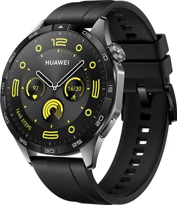 Produktbild von Huawei Watch GT4 46mm Smartwatch Schwarz - 1.43 Zoll, 466x466p, BT, NFC, GPS