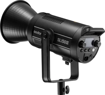 Obrázek produktu pro Godox SL150III Studiové LED video světlo, 160 W, výkonné fotografické světlo, 5600 K ¡À 200 K, stmívatelné, 8 FX světelných efektů, CRI96, TLCI97, Bowens Mount APP dálkové ovládání pro domácí studio, živé vysílání, portrétní fotografie, svatební fotografie