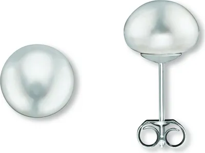 Produktbild von Ohrstecker Süßwasser-Zuchtperle 925/- Silber rhodiniert