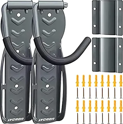 Obrázek produktu pro Nástěnný nosič kol LYCAON Ultimate Grey ocelový montážní materiál