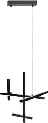 Obrázek produktu pro LED závěsné svítidlo SOHO, černé, 27 W, teplá bílá, 1728 lm, hliník, rozměry: 230 × 45,5 × 45,5 cm, IP20, Maxlight