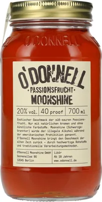 Produktbild von O'Donnell Passionsfrucht Moonshine Likör, 20% Vol. 0,7 l
