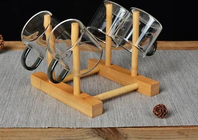 Produktbild von 360Home Gläser Abtropfgestell Ablage Becherhalter zur Entwässerung einem 12*14*9,5 cm