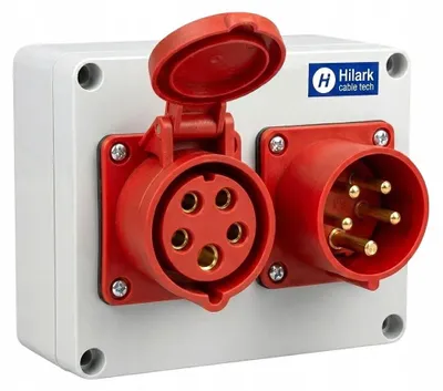 Produktbild von Baustromverteiler PCE, Aufputz, 32A/400V, IP44, nicht angeschlossen