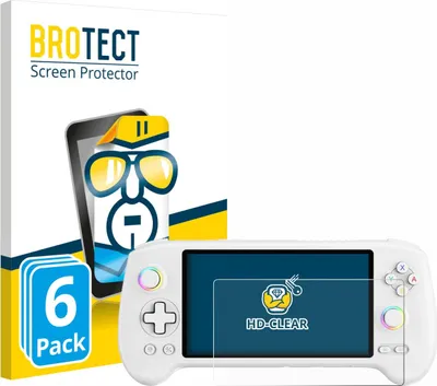 Produktbild von 6x Für Anbernic RG557 Schutzfolie BROTECT Displayschutz Display Schutz Folie Klar Transparent