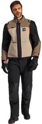 Obrázek produktu pro Alpinestars Andes Pro Drystar XF – nepromokavá textilní motocyklová bunda, hnědá/černá/šedá, velikost S