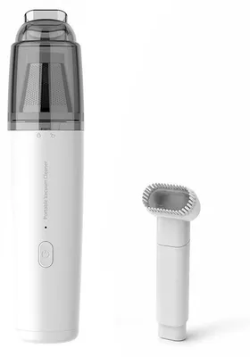 Produktbild von Handstaubsauger Akku, kabelloser Mini Staubsauger für Auto und Haushalt, 4500Pa Saugleistung, USB‑C Aufladbar, Tragbarer Hand‑Staubsauger Weiß