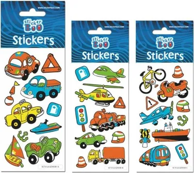 Produktbild von Aufkleber 7x18 cm Silber Autos und Fahrzeuge STICKER BOO 237274