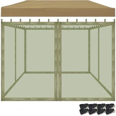 Immagine prodotto di Copertura esterna, 4 pezzi, verde, 300x360 cm, con cerniera