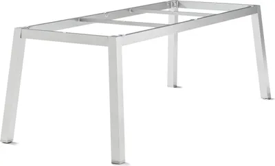 Produktbild von Tischgestell >Loft Polytec< in graphit, Aluminium - 200x73x80cm (BxHxT)