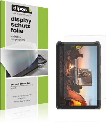 Produktbild von 2x Schutzfolie für Ulefone Armor Pad 5 Ultra matt Displayschutzfolie Folie Display Schutz dipos