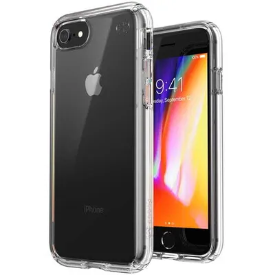 Zdjęcie produktu dla Speck Presidio Perfect Clear, Pokrowiec, Apple, iPhone SE (2022), iPhone SE (2020), iPhone 8, iPhone 7, iPhone 6S, iPhone 6, 11,9 cm (4.7"), Przezroczysty