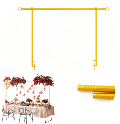 Metall-Bogenständer für Tisch, 240 x 100 cm, verstellbar