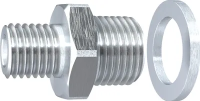 Produktbild von Riegler Anschlussnippel für Flachsauger, rund »PFG «, G 1/4 AG,˜ 60-80 mm