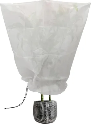 Produktbild von Pflanzenvlies-Frostschutzhülle mit Kordelzug – 80 cm x 100 cm