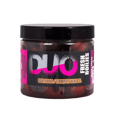 Obrázek produktu pro LK Baits boilies v dipu DUO X-Tra Fresh Sea Food/Compot NHDC Průměr: 18mm