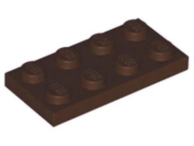 Produktbild von Lego® 1 Stück 3020 Platten Plates 2x4 Part Basic 1 Dunkelbraun