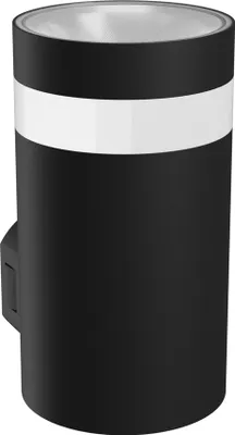 Produktbild von Spectrum LED Außenleuchte Wandlampe Torre Rund Ring Schwarz IP54 9W 1000lm CCT 3000K/4000K/6000K 30°