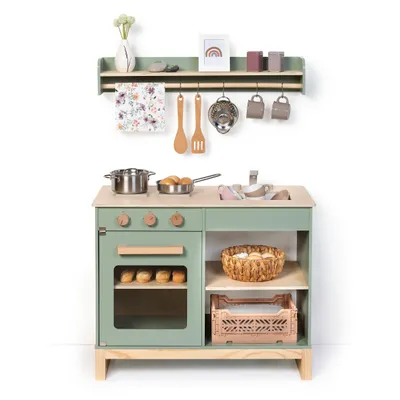 Produktbild von MUSTERKIND® Spielküche "Magnolia" salbei – natur