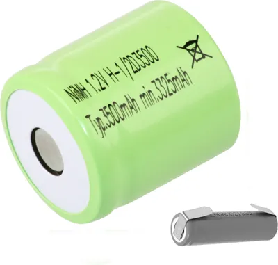 Produktbild von Mexcel Akku 1/2 D - 1,2V / 3500mAh NS1/2D3500 Ltfahne U