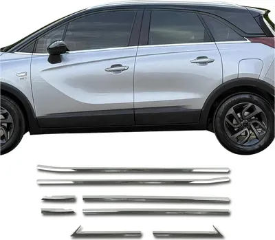 Türleisten Edelstahl (4 Stk.) Für Opel Crossland X 2017-2024 Kaufen Zum Besten Preis ❗ – Im Tuning Onlineshop 🚗 DDTuning