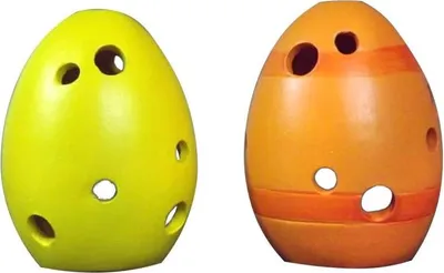 Zdjęcie produktu dla Jajko ceramiczne z zajączkiem lampion w kolorze pomarańczowym 10x7 cm