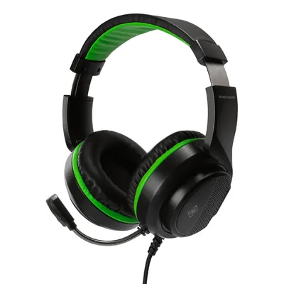 Immagine prodotto di Cuffie da gioco Deltaco per Xbox One X/S - nere/verdi