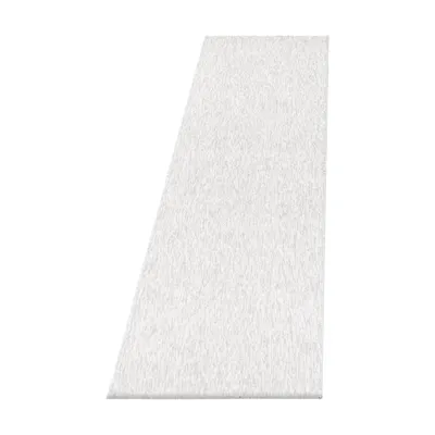Produktbild von Teppich Läufer Wohnzimmer Creme 80x250 Unicolor - Einfarbig aus Polypropylen