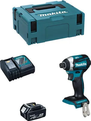 Produktbild von Schlagschrauber MAKITA DTD154RTJ1 (1 x 5,0 Ah + DC18RC + MAKPAC 2)