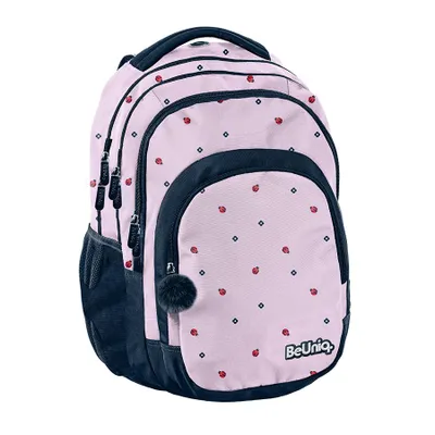 Produktbild von BeUniq Schulrucksack für Jugendliche rosa