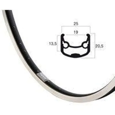 Produktbild von Rigida Felge Ryde 26 (559) andra-30 36 14 schwarz (geschliffen)