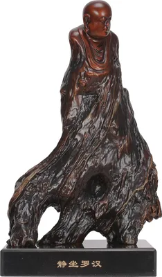 Obrázek produktu pro Osmnáct učedníků Buddhy Socha Buddhistické umění Řezba z kořenů Mosazná socha Buddha Haly, foyer, obývací pokoje, kanceláře Dekorace Socha Dárek