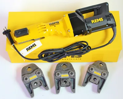 Immagine prodotto di Pressa REMS Power Press E SE + 3 ganasce di pressatura Pinze di pressatura V M Riscaldamento