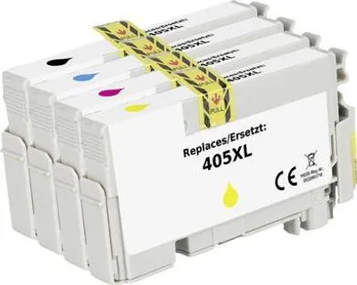 Immagine prodotto di La confezione combinata di inchiostri Renkforce sostituisce il nero, il ciano, il magenta e il giallo compatibili Epson 405XL RF-I-E-405XLBKCMY4PK RF-5718866