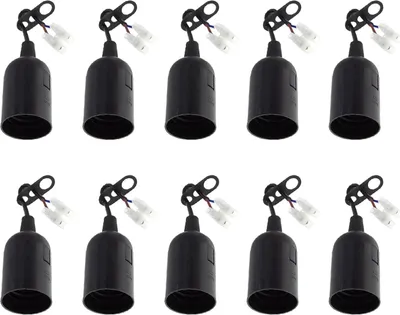 Produktbild von 10er Vorteilspack E27 Baufassung für Umzüge inkl. Lüsterklemme