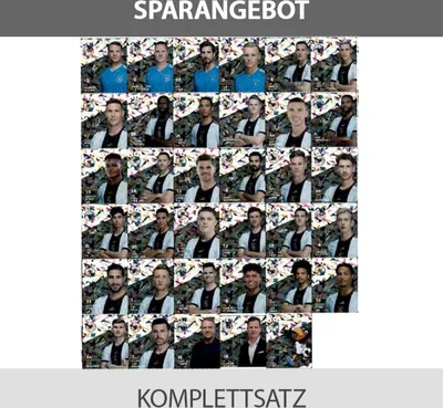 Produktbild von REWE WM 2022 Sammelkarten - 1 Komplettsatz GLITZER