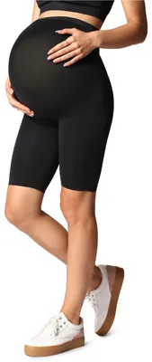 Produktbild von Be Mammy Kurze Umstandsleggings BE-1124 (Schwarz, L-XL) .