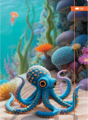 Obrázek produktu pro A4 Aqua Cuties Složka s gumou Happy Color Octopus