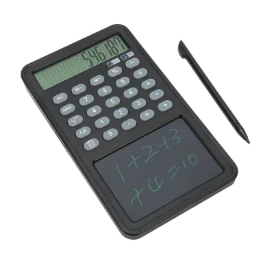 Obrázok produktu pre Vedecká kalkulačka s poznámkovým blokom,12-miestny LCD displej kalkulačky,Školská kalkulačka,Vrecková kalkulačka,Kancelárska stolová kalkulačka,Základná kalkulačka
